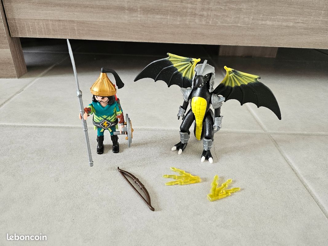 Playmobil Dragon tempête et Soldat (image 1)