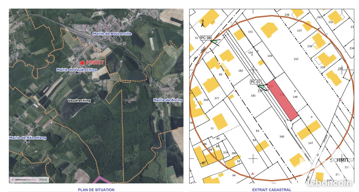 Terrain 868 m² · à Vaudreching · 868 m² · 29 000 €