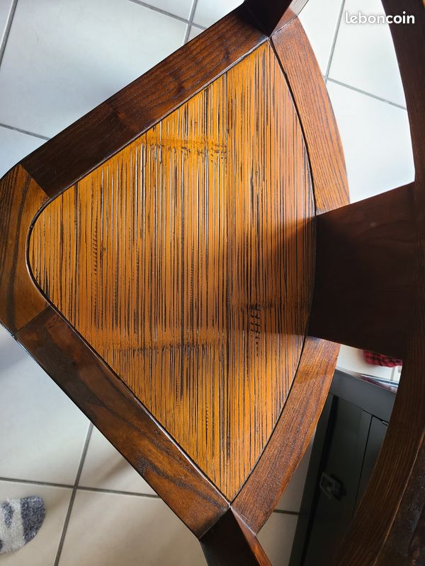 Table massif Teck et Bambou (image 4)