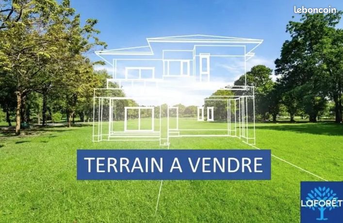 Terrain 1050 m² Combrit