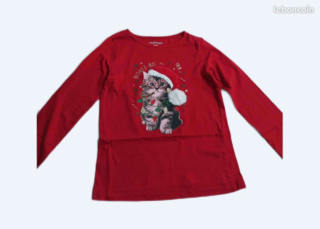 Pull de Noël 8 ans fille (image 1)