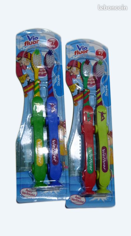 Lot de brosses à dents enfants de + de 7ans (image 1)