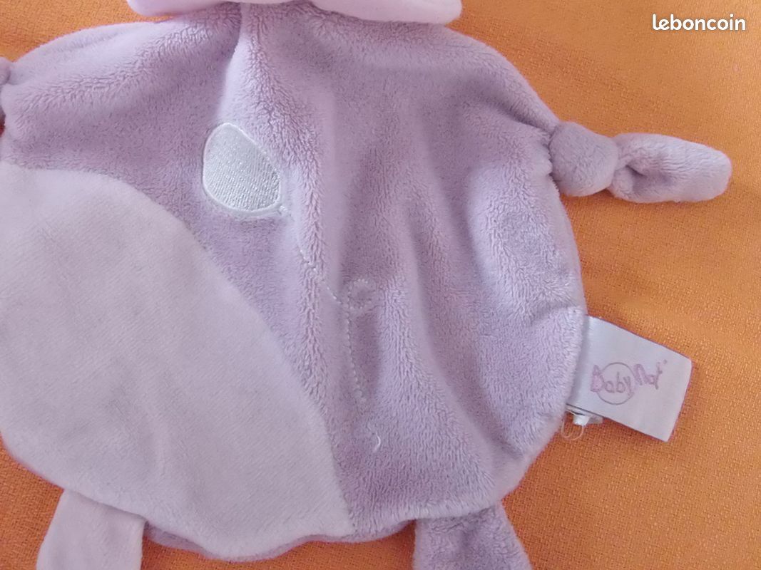 Doudou Lapin Violet (image 2)