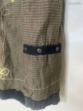 Robe LMV (La Mode Est à Vous) Modèle Capucine - Taille 34/36 - Bleu - Neuf Lavé - PROMO