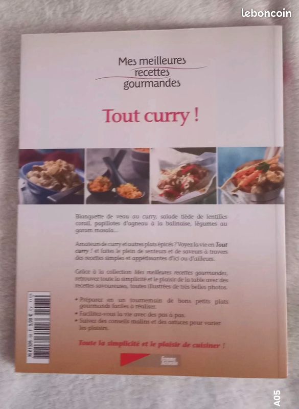 Recettes tout curry "Femme Actuelle "/ neuf (image 2)