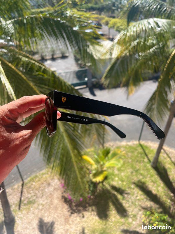 Lunette de soleil Ray Ban Ferrari neuve (image 2)