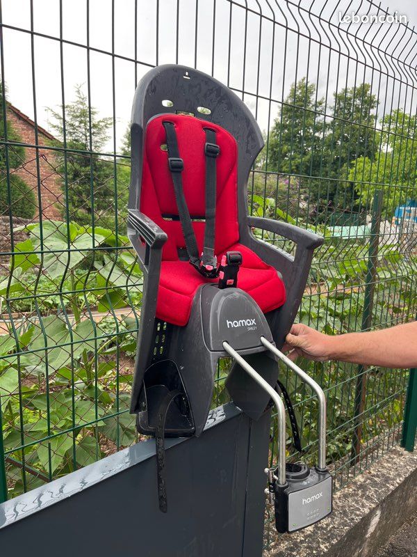 Porte enfant bébé pour vélo hamax (image 1)