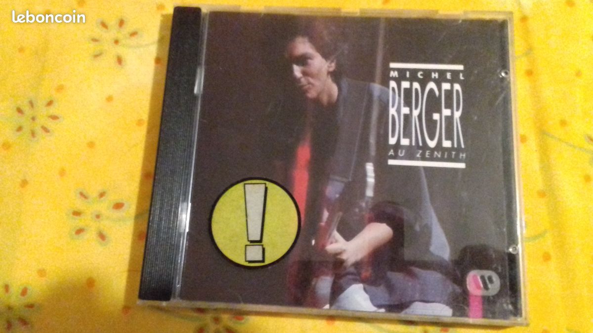 CD Michel Berger au Zénith 86 (image 1)