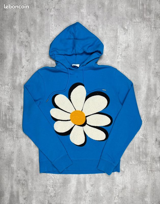 Floral Sweater Sweat Sandro A Fleur Fleece Hoodie Sandro Paris