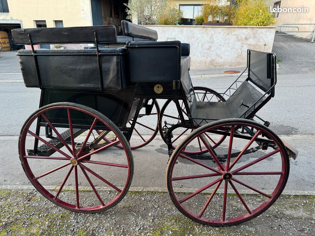 Calèche 4 roues d'attelage – 6 places – Ferm Voitures Diss (Alsace) (image 6)