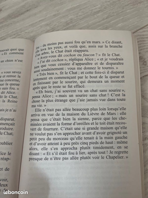 Livre Alice au pays des merveilles sans image (image 3)