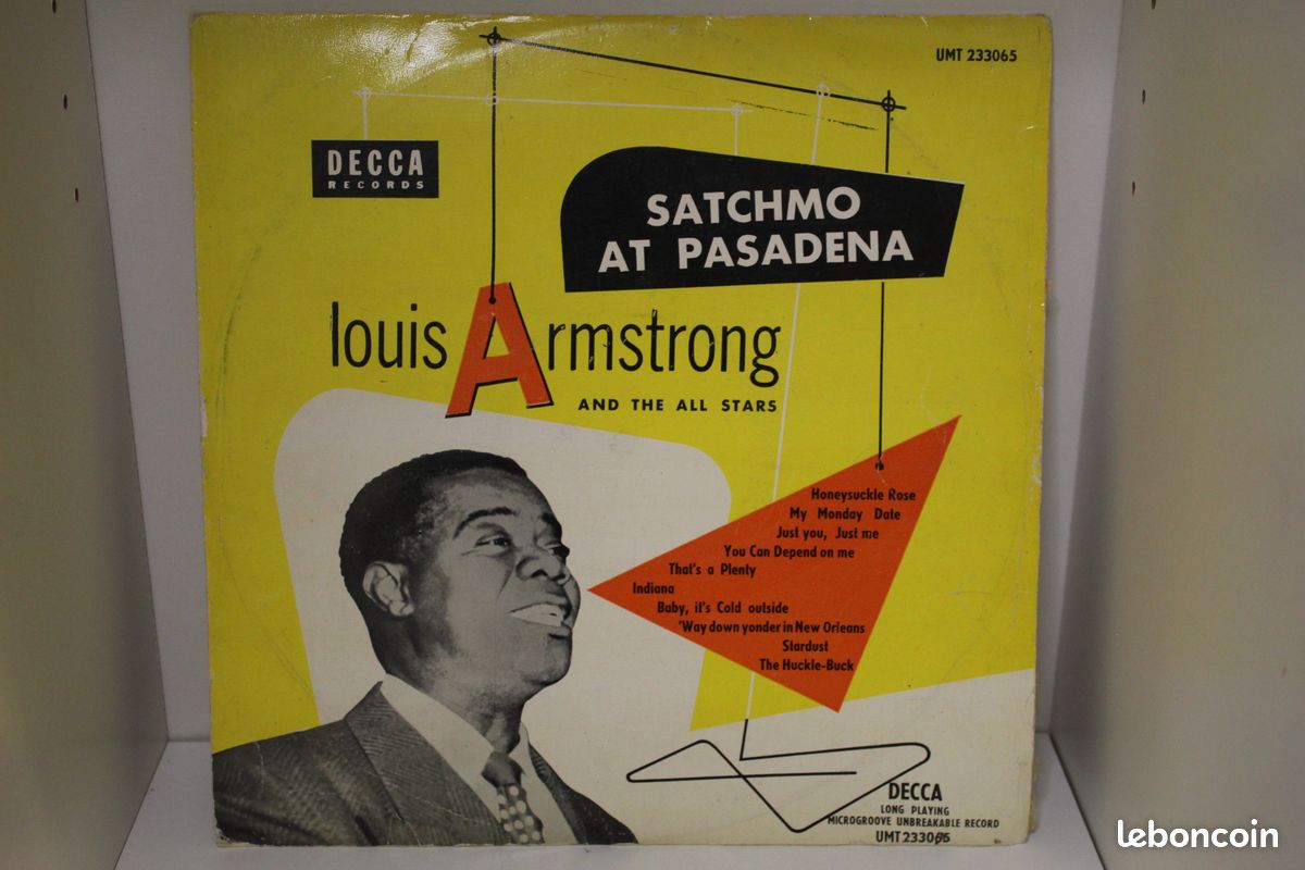 Vinyle Louis Armstrong And His All-Stars – Satchmo at Pasadena (image 1)