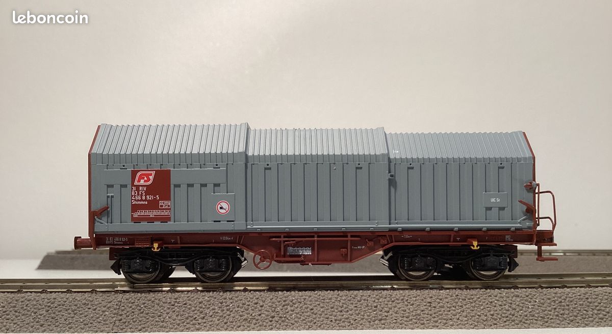 ROCO LE TRAIN SNCF TOMBEREAU A ESSIEUX CHARGEE  De Betteraves Nbo