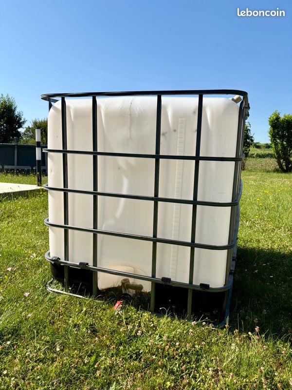 Tonne à eau / récupérateur d’eau 1000 L (image 2)