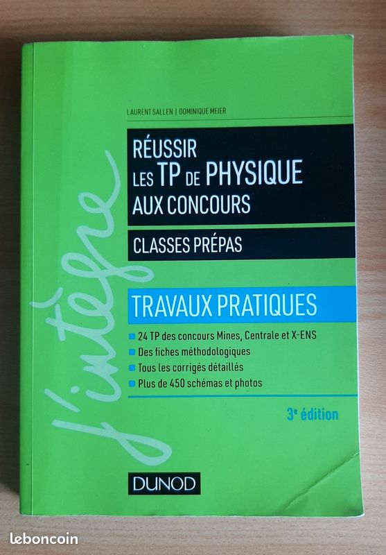 Annales corrigés de TP Physique-Chimie prépa PSI (image 1)