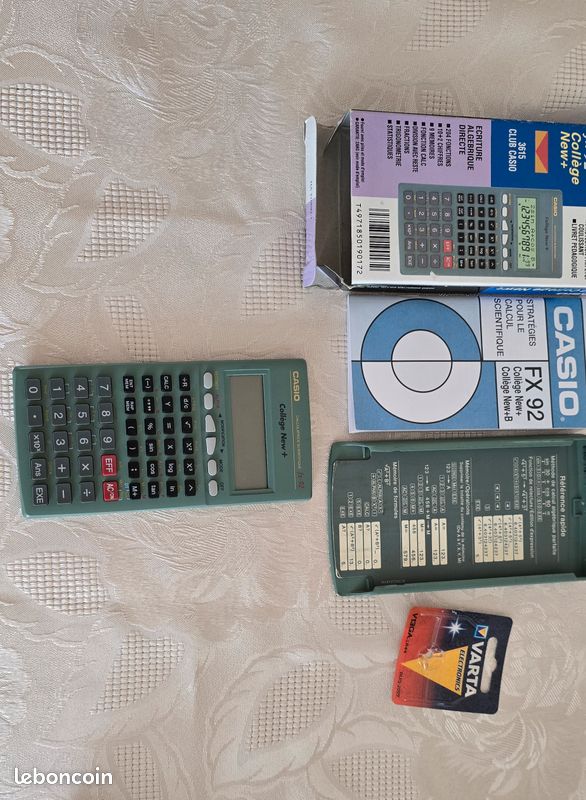 Calculatrice CASIO FX 92 Collège new + (image 1)