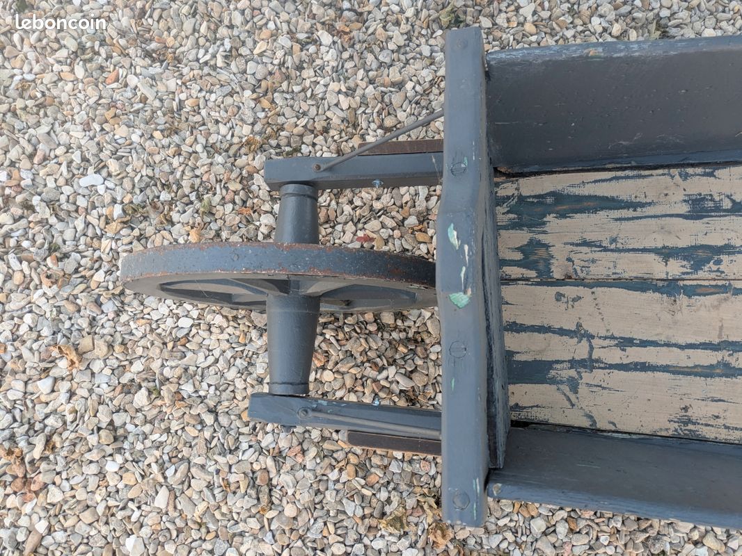 Brouette ancienne bois (image 6)