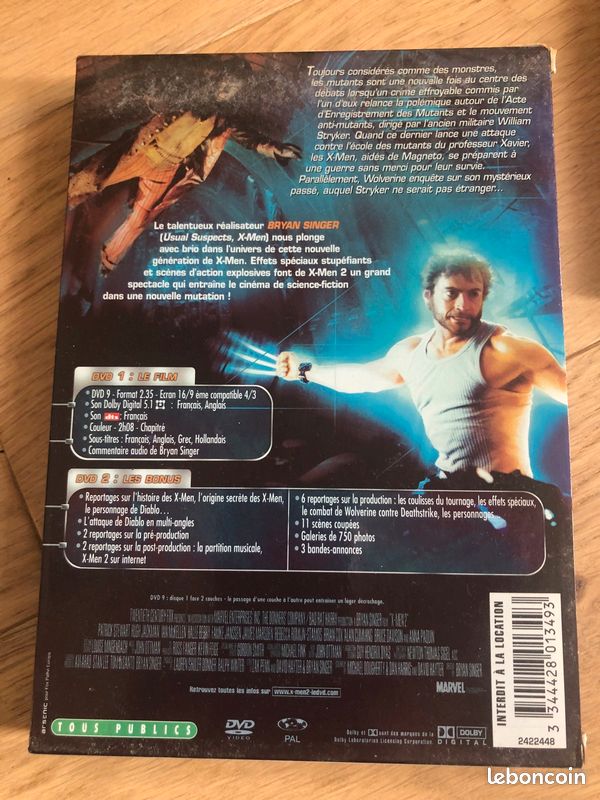 DVD X-MEN 2 édition collector 2 dvd (image 4)