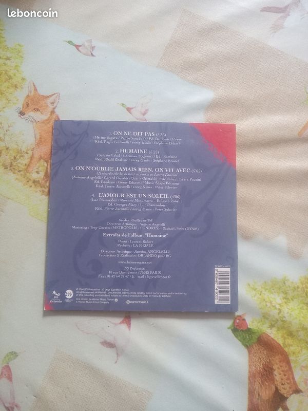 Cd 4 titres d'Hélène Ségara , édition limitée (image 2)