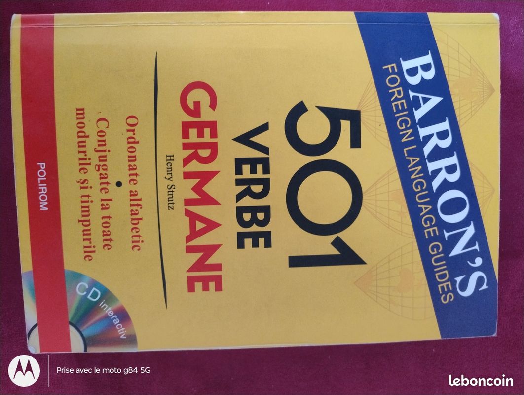 Livre+CD interactif 501 verbes allemand en Allemand et en Roumain (image 1)