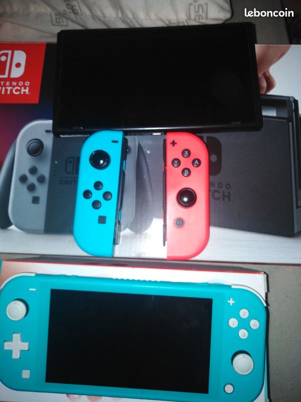 Switch hs pour blague avec jeu et joy con bonne état (image 2)
