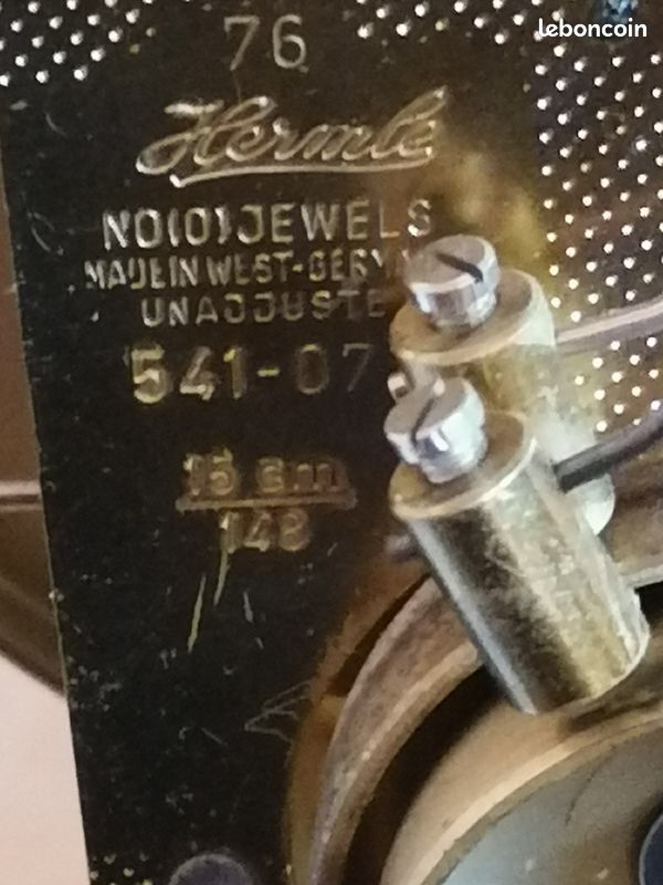 HORLOGE " HERMLE " année 60/70 (image 4)
