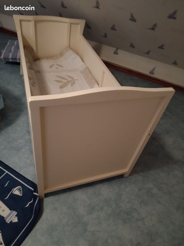 Lit vintage complet pour bébé ou petit enfant (image 12)
