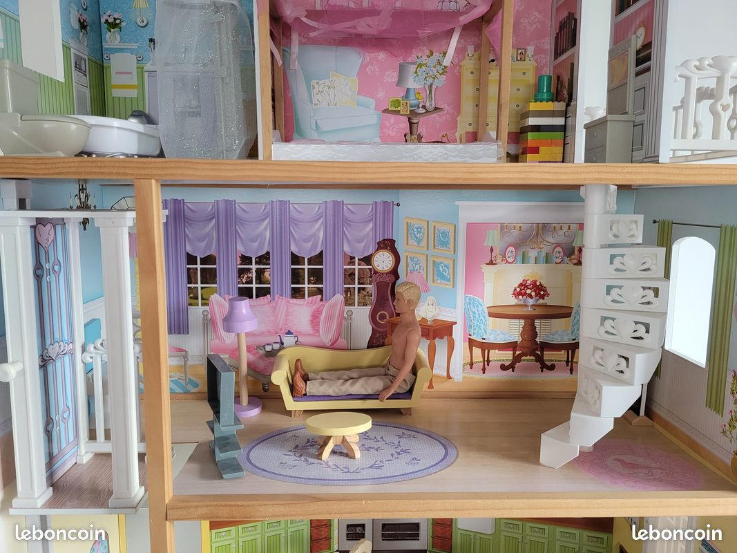 Maison de poupées Kaylee KidKraft en bon état (image 5)