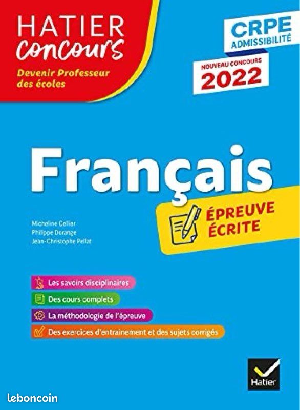 Livre Concours CRPE Français (image 1)
