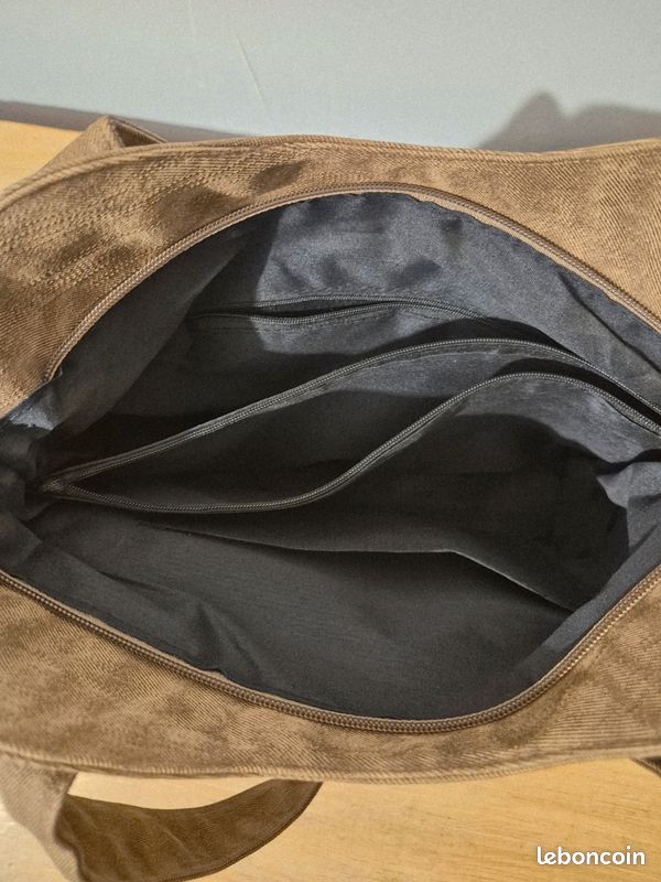 Sac type fourre-tout cognac (image 4)