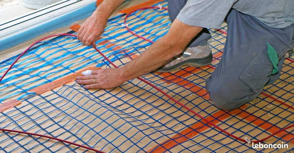 Plancher chauffant electrique Cable ou Trame (image 3)