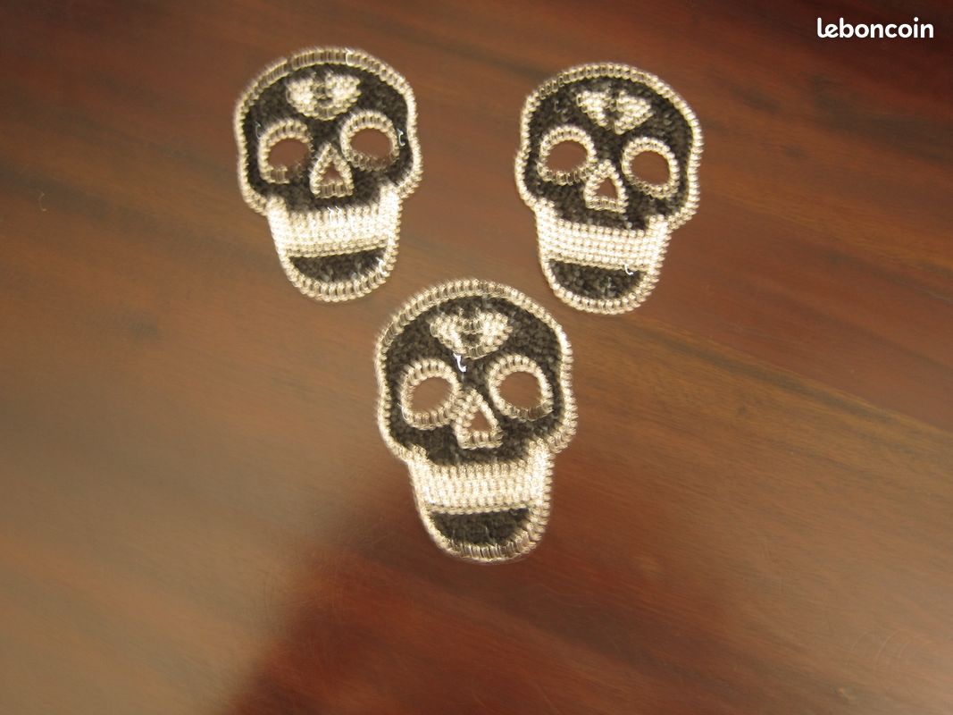 3 Patchs Tête de mort (image 1)