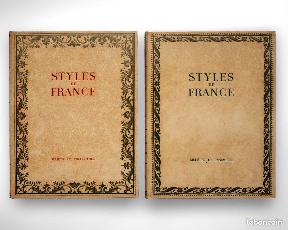 Styles de France de 1610 à 1920, lot de deux volumes (image 1)