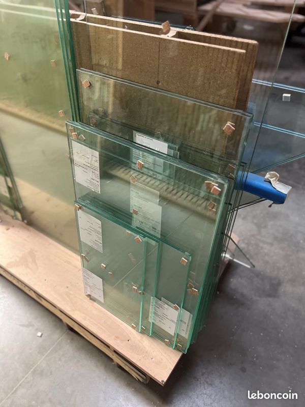 Plaque de verre - vitrage feuilleté stadip 44.2 différentes tailles (image 5)