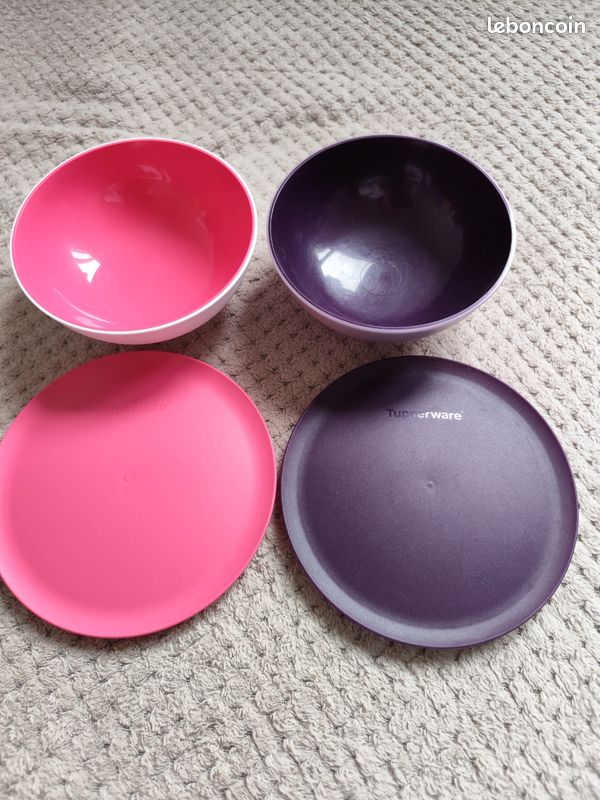 Saladier Tupperware Allegra Miroir 1,5L – Neuf, Scellé, Saladier Transparent