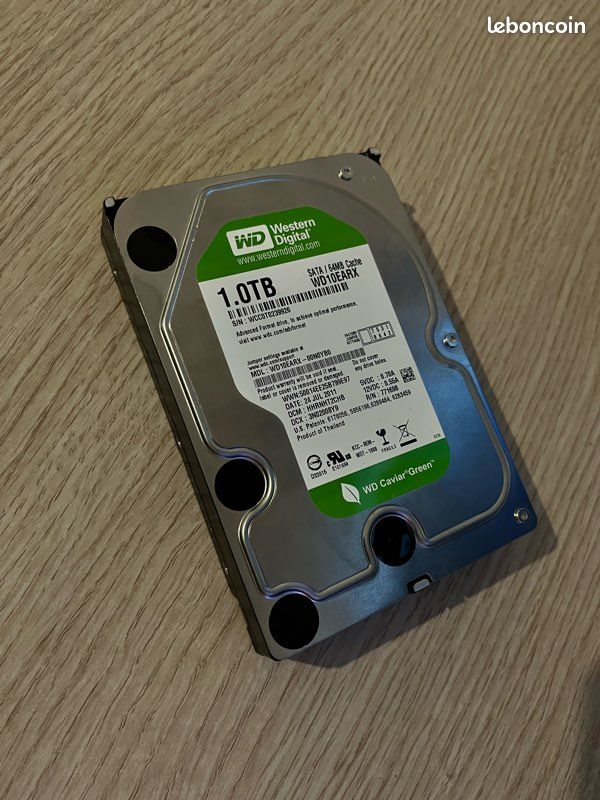 HDD Disque dur WD Green 1TB Accessoires informatique