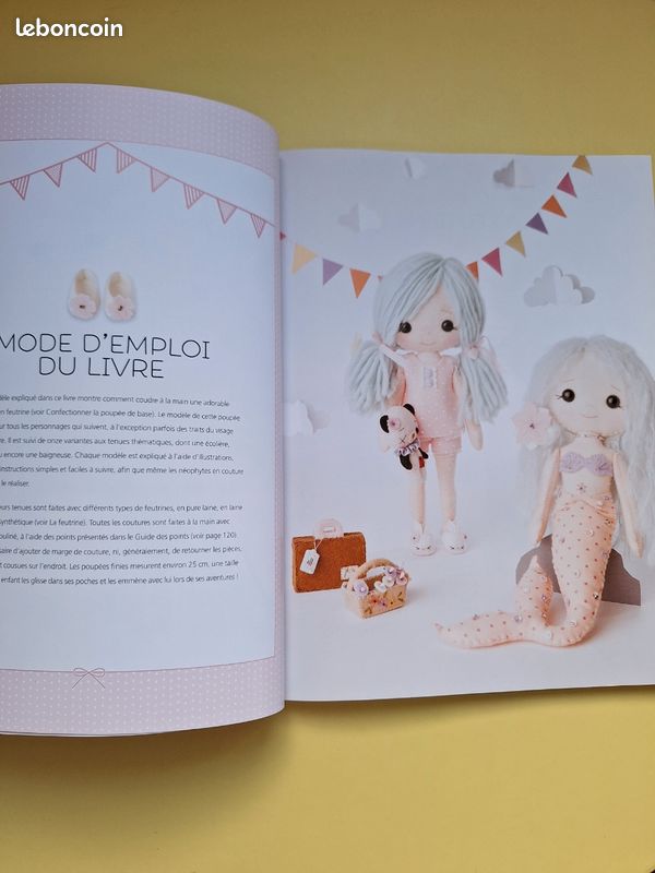 Livre "Mes Poupées Du Monde à Coudre" Elodie Noisette - Occasion Comme Neuf - 112 Pages