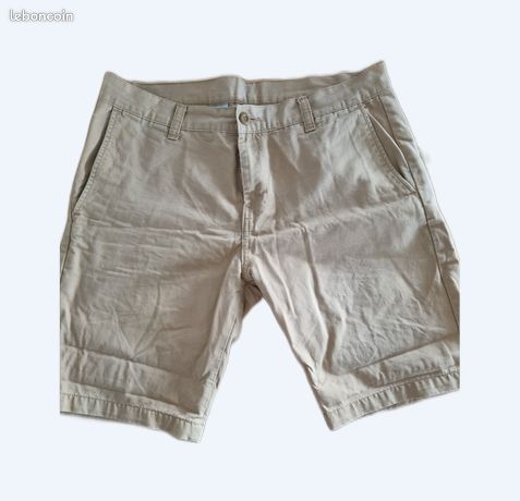 Short Old Navy Homme Taille 32 - Vert Chino - Occasion Très Bon état