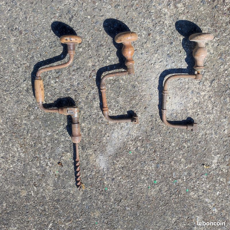Divers Outils à bois anciens à l'unité ou en lot (image 6)