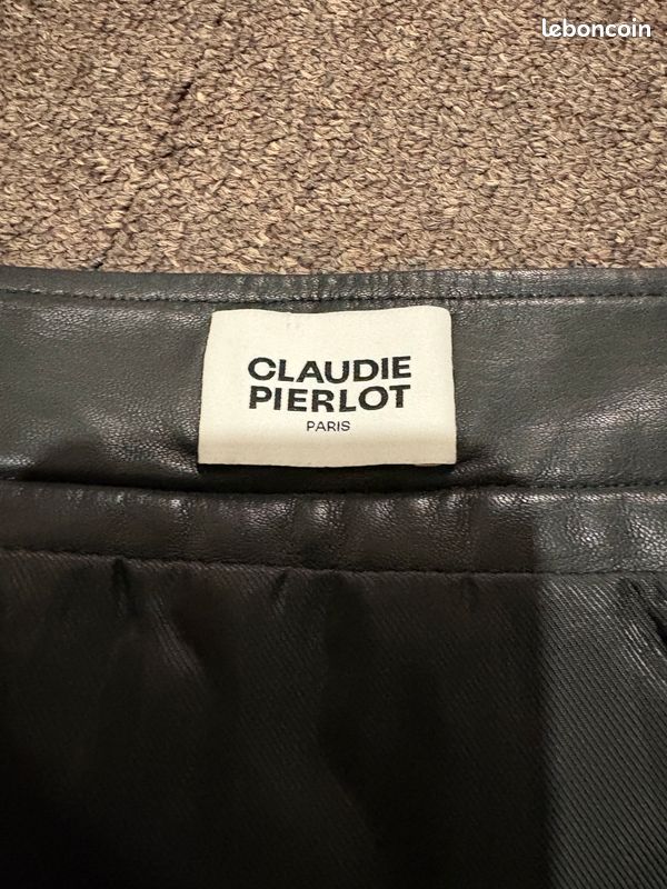 Claudie Pierlot PANTALON PLISSÉ TAILLE HAUTE ÉVASÉ - Jupe plissée