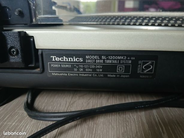 technics sl 1200 mk2 Plaques Fixation Capot Sur Platine