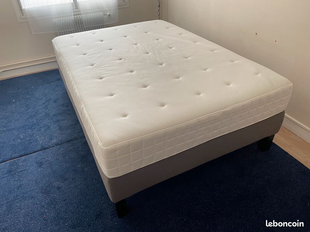 Lit et matelas 140x200 PRESQUE NEUF (image 5)