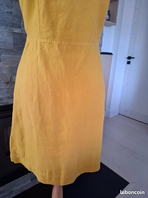 Caroll Robe été féminine en lin Taille 38 (image 5)