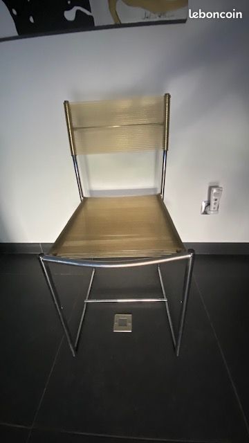 Chaise Spaghetti / Design Giandomenico BELOTTI de 1979 🪑 (image 3)