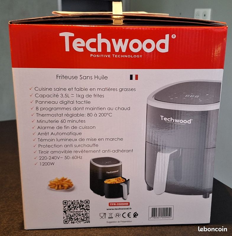 Air fryer 3,5L 1200W (image 4)