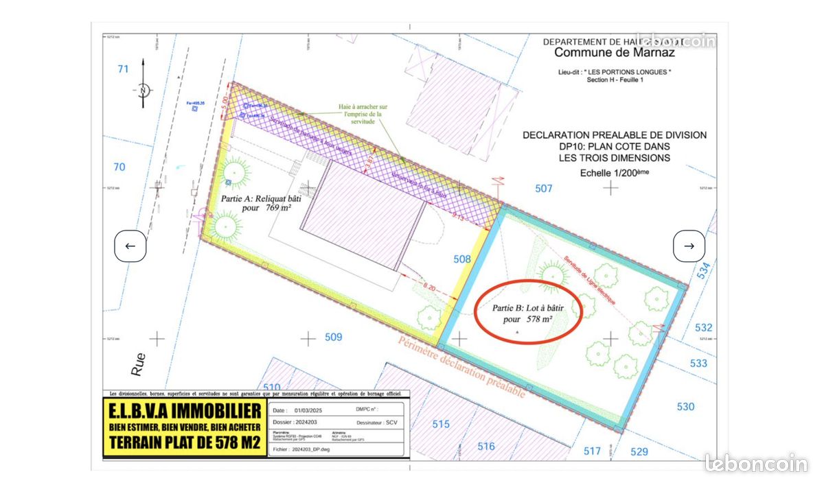 Terrain 578 m² · à Marnaz · 578 m² · 160 000 €