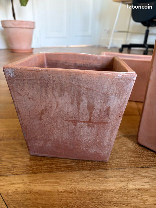 Lot de 3 pots de fleurs en terre cuite (image 14)