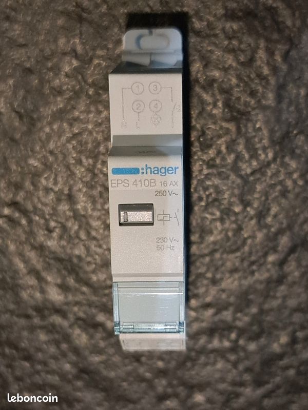 Télérupteur silencieux Hager EPS 410B (image 1)