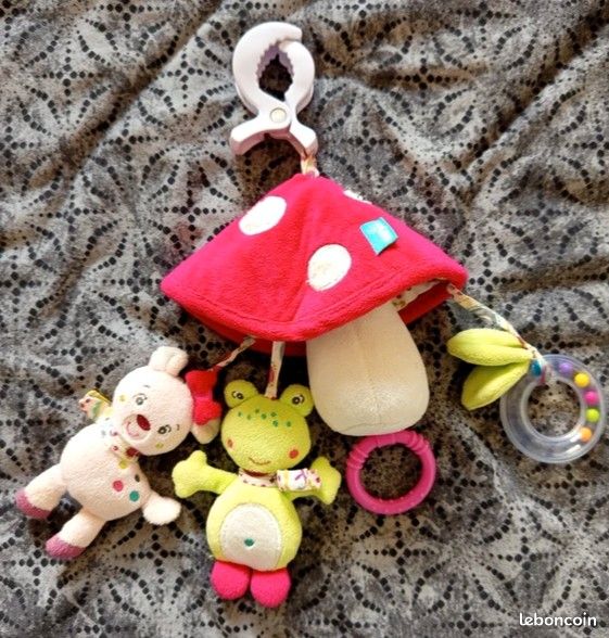 Doudou Ours Musical COTTONBEBE – Peluche Berceuse Avec Berceuse De 90s, Clip En C Pour Poussette, Lit Ou Siège Auto, Cadeau Naissance Pour Bébé 0+ Mois, Sensoriel Et Apaisant