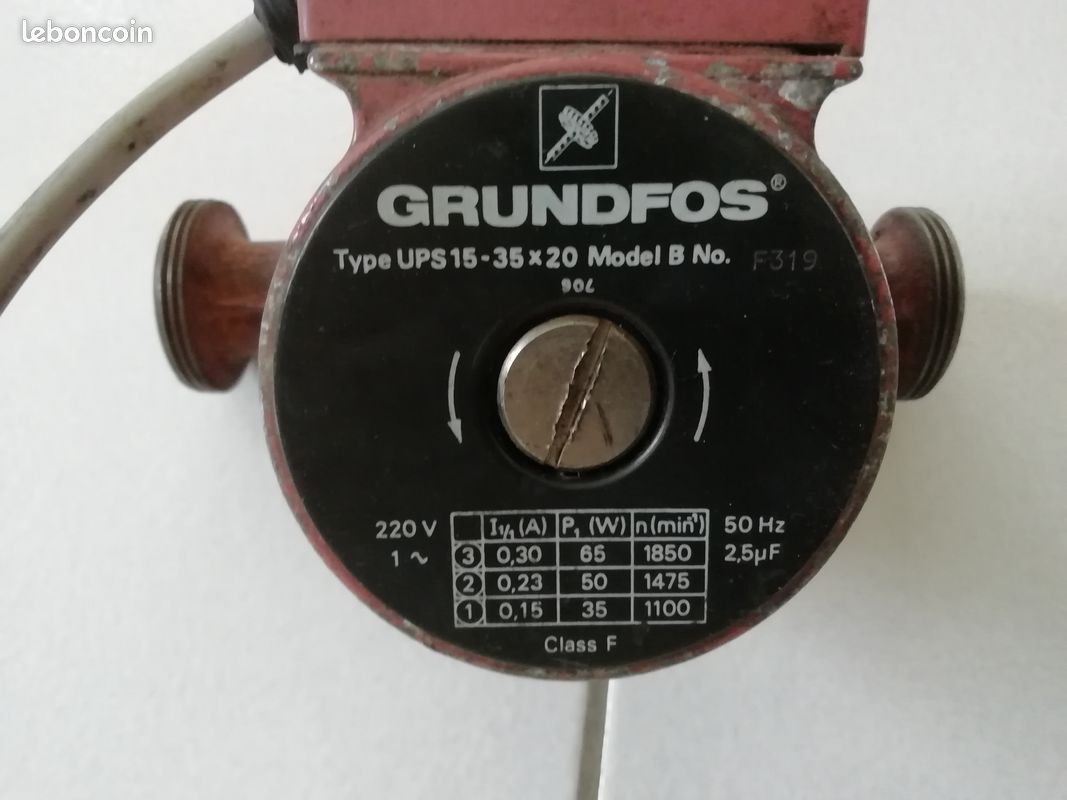Circulateur Grundfos UPS 15-60 RLE Pour Chaudière Bosch – Pompe D'occasion Garantie